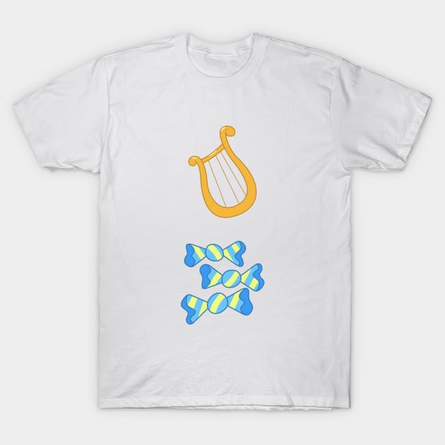 My little Pony - BonBon + Lyra Hearstrings Cutie Mark V2 T-Shirt by ariados4711